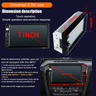 Double 2 Din Car Mp5 Player 7  Bluetooth Touch Screen Stereo Radio With Camera