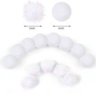 200 Pcs 1-inch White Pom Poms For Arts  Crafts  And Decorations