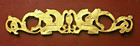 Vintage French Style Gold-gilded Bronze Griffins Appliqu   Plaque