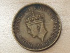 1943 Ceylon Sri Lanka 25 Cents