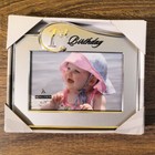 Baby Picture Silver Color Frame Lot 2 First 12 Months Memory Childhood Gift St34
