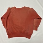 Vintage 50 s 60 s United Motocycles Bsa Flock Sweatshirt Flocked Print Faded Red