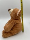 Ty Pluffies Slumbers Plush 8   Tan Brown Teddy Bear Tylux Beanbag 2002 Beanie