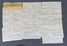 Lot Of Estate Recipe Cards 310 Mostly Handwritten W cookies Desserts Entrees Box