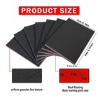 Necosthua 20pcs 3 X 4 Inch 320 Grit Sanding Sponge  Ultra 320 20pcs  Red 