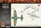 Flames Of War Jbx18 Zero Fighter-bomber Flight  2  Plastic Gaming Miniatures