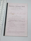 1876  Boylston National Bank  Boston  Mass  Usa  Customer Account Pass Book