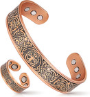 Copper Magnetic Bracelet For Men And Women 9x Strength Lymphatic Drainage Ring