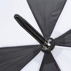 60 Inch Large Golf Rain Umbrella In Black And White For Golf Bag