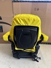 Tractor Suspension Replacement Seat W adjustable Armrest  Yellow  Tskl10-c11
