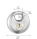 Keyed Alike 12  Disc Padlock 70mm Stainless Steel Storage Trailer Lock A Dozen