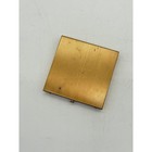 Vintage 1960s Fifth Avenue Rex Square Black Gold Compact Makeup Mirror Rare