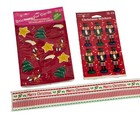 Vintage Christmas Stickers Lot Hallmark Stickerooni Santa Bears Snowmen 1lb