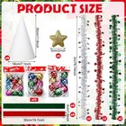 Junkin 6 Pack Vintage Christmas Tree Hat Craft Kit 12    7 02 Inches  Classic