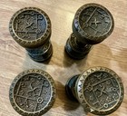 4 Sets Antique Sargent Ekado Victorian Bronze Door Knobs