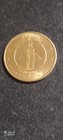 Lucky Buddha Brass-tone Collector Coin Token Smiling Buddha Good Luck Charm