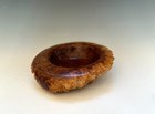 Hand-turned Red Mallee Burl Wood Bowl -  P  Burke Signed
