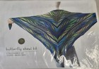 3025 Indigo Urth Yarns Uneek   Harvest Fingering Butterfly papillon Shawl Kit