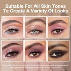 Evpct 6 Color Eyeshadow Makeup Palette Minute Powder For Women  Mauve Eyeshadow