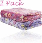 2 Pack Small Dog Blanket Super Soft Warm Pet Cover Puppy Fleece Flannel Blanket