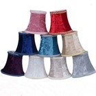Mini Lampshade Crushed Velvet Lamp Drum Shade Table Ceiling Light Cover Vintage