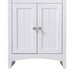 White Wooden Microwave Cart Kitchen Storage Stand Utility Cabinet Drawer Doors