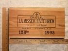 1 Rare Wine Wood Panel Chateau La Mission Haut Brion Vintage Crate Box 2 25 152