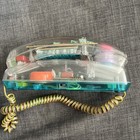 Vintage Unisonic 6900 Clear Transparent Neon Phone Retro 80-90s Telephone - Read