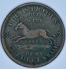 1837 Hard Times Token  Ht 33   executive Experiment    28 5mm  R1 