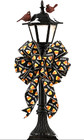 10  Wide Candy Corn Bow Decoration For Halloween-wreath-lantern-gift-sign-door