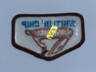 Unused Vintage Whitlin  Chip Open Pocket Knife Boy Scouts Bsa Flap Shaped Patch