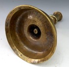 Diminutive Wide-base Brass Candlestick Ca 17th Cent