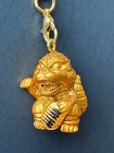 Toho Co  Ldt  Japan 1       Gold Godzi-maneki Keychain Brand New W  Original Tag      