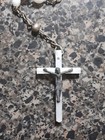 Vintage Jesus Christ And Blessed Virgin Mary Italy Rosary 