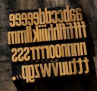 Letterpress Printing Blocks Type Vintage Printer Letter Typography Antique Old  