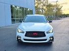 For 2014-2017 Infiniti Q50 Color Changing Rgb Led Grill Emblem Gloss Black 