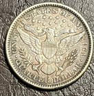 1892 S San-fransisco Barber Quarter Au  Nice    25c