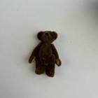 Vtg Miniature Teddy Bear Stuffed Animal Artist Chu Ming Wu Little Gems Brown