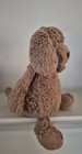 Jellycat Bashful Toffee Puppy Plush Dog Medium Brown Stuffed London 12   