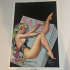Dave Stevens Pin-up Poster Lot X 2 Rainbow And Vampirella