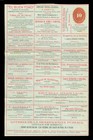 Mexico 1892 Advertising Sheet And Envelope   10c Vermilion - Unused Vf