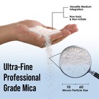 Luster White Mica Pearl Powder 3 5oz Cosmetic Grade Resin Soap Slime Makeup Art
