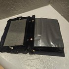 Pewter Picture Frame With Black Velvet Photo Album 5 x 7  