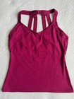 Capezio Fuscia Women s Dance Top  Shelf Bra  Size M  Great Color  Euc 