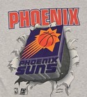 Vtg 90s Phoenix Suns Nutmeg Mills T Shirt Xl Double Sided Rip Graphic Nba Usa