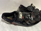 Black Sidi Ergo 2 Carbon Shoes- Size 43 Mens Very Worn Bottom