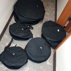 5 Piece  Travel Drum Bags Set For Standard Kits  Rugged Design Thick Padding