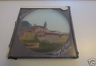 Colour Glass Magic Lantern Slide A Village Near Mt Blanc C1890 Switzerland  