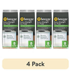  4 Pack  Purina Tidy Cats Breeze Multi-cat Extra Strength Ion Cat Litter Box Pad