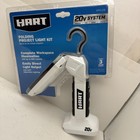 New Hart 20-volt Led Folding Project Light Kit Sealed In Package Bright Hphl33